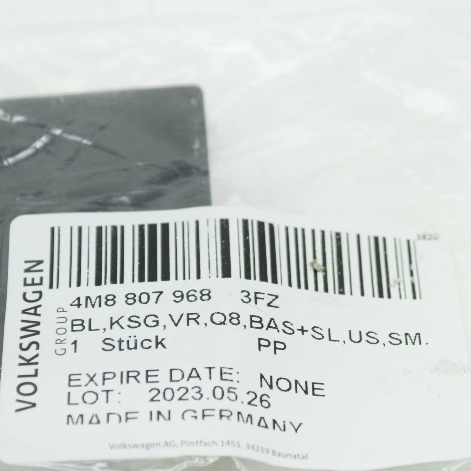 NEW AUDI Q8 4MN FRONT RIGHT BUMPER STRIP 4M88079683FZ ORIGINAL