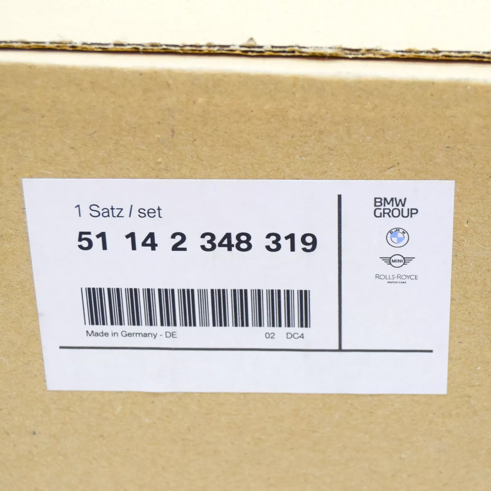 NEW BMW X6 F16 M PERFORMANCE DECAL STICKER FOR ROCKET PANEL 51142348319 ORIGINAL