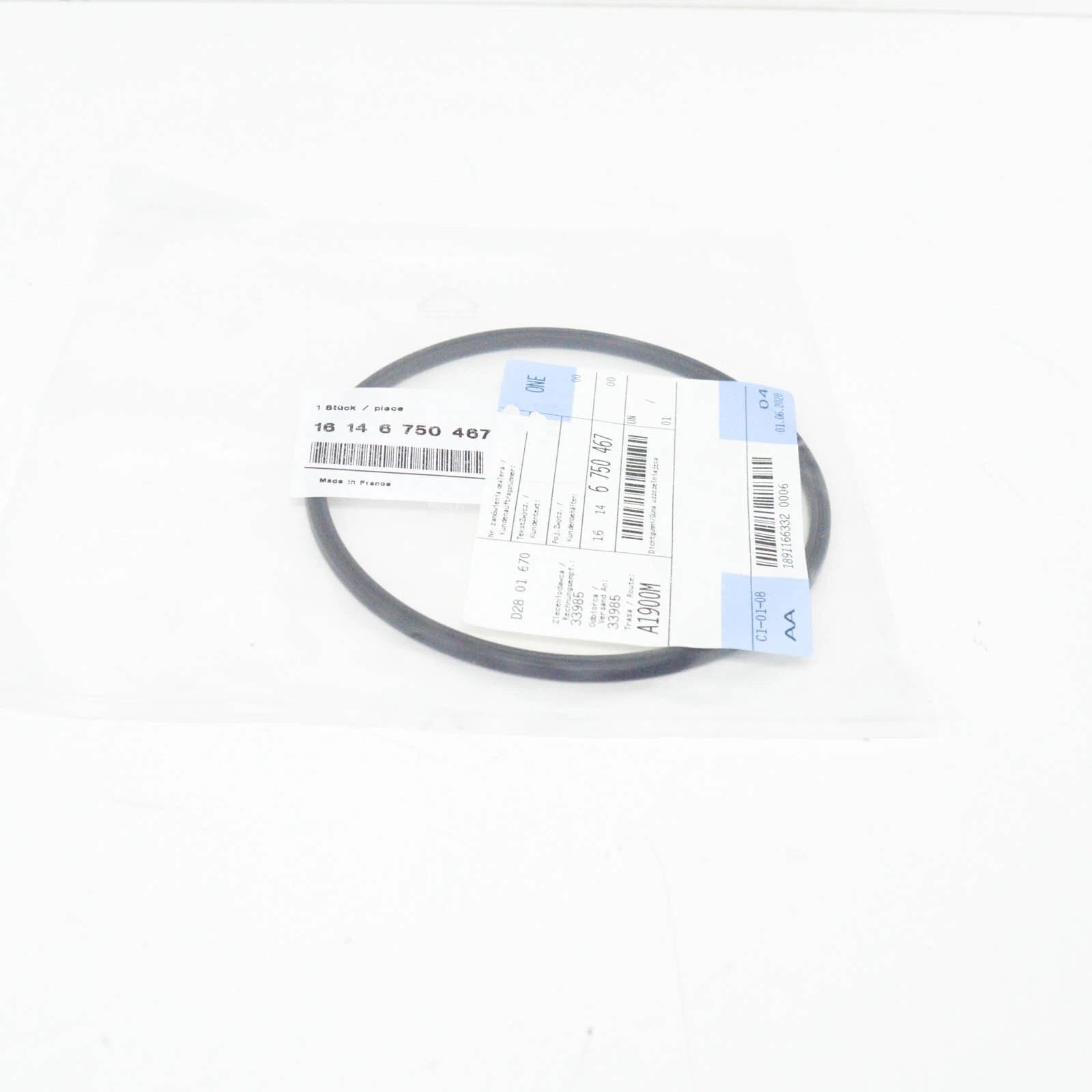 NEW BMW 5 E60 FUEL PUMP RUBBER SEAL 16146750467 ORIGINAL