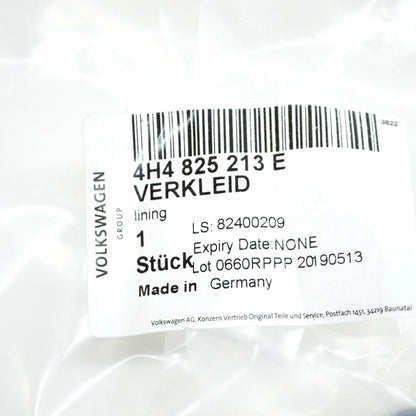 NEW AUDI A8 D4 REAR LEFT FLOOR PAN SPLASH SHIELD PROTECTION 4H4825213E ORIGINAL