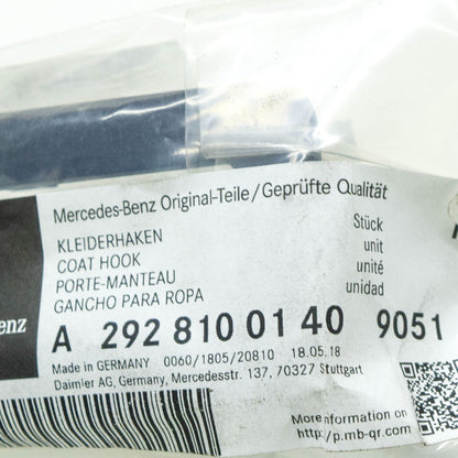 NEW MB GLE W167 REAR LEFT CLOTHES HOOK GRAB HANDLE A29281001409051 ORIGINAL