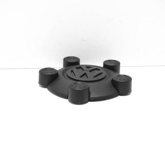 new volkswagen caddy mk3 wheel center hub satin black cap 2k06011699b9 original