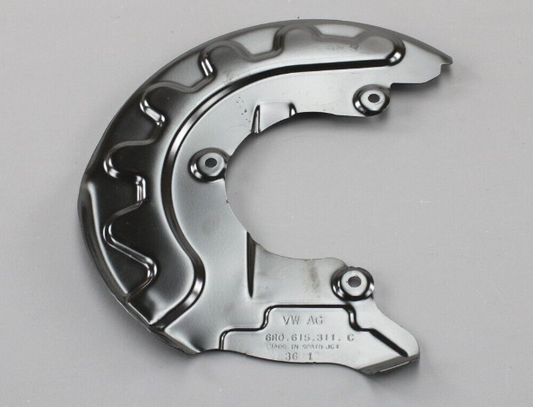 new vw polo 6r 6c front left brake disc protection 6r0615311c original