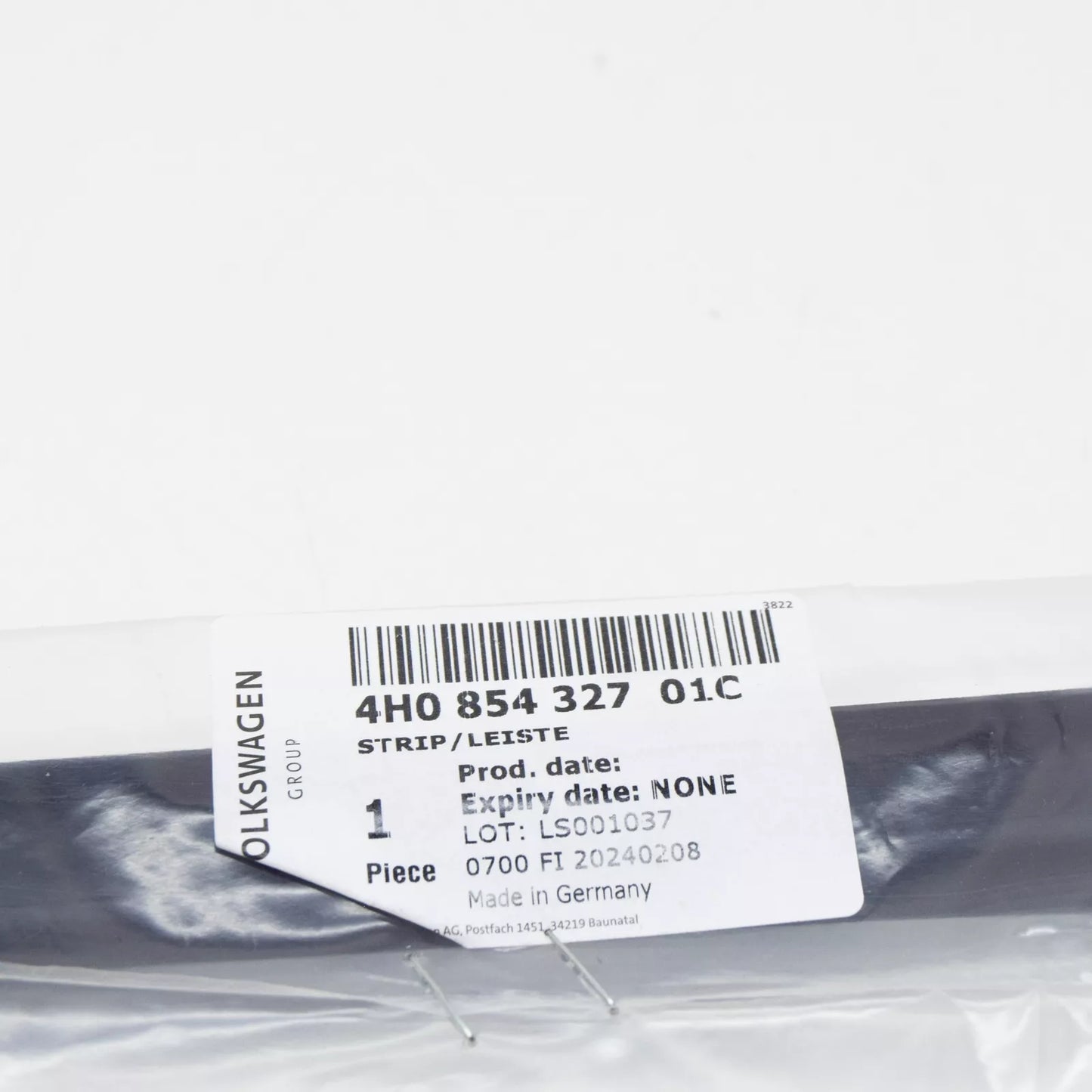 NEW AUDI A8 D4 FRONT WINDSCREEN LEFT SIDE WATER DEFLECTOR 4H085432701C ORIGINAL