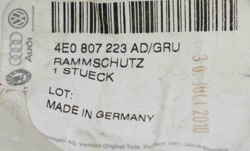 NEW AUDI A8 D3 4E FRONT LEFT BUMPER MOLDING TRIM 4E0807223ADGRU ORIGINAL