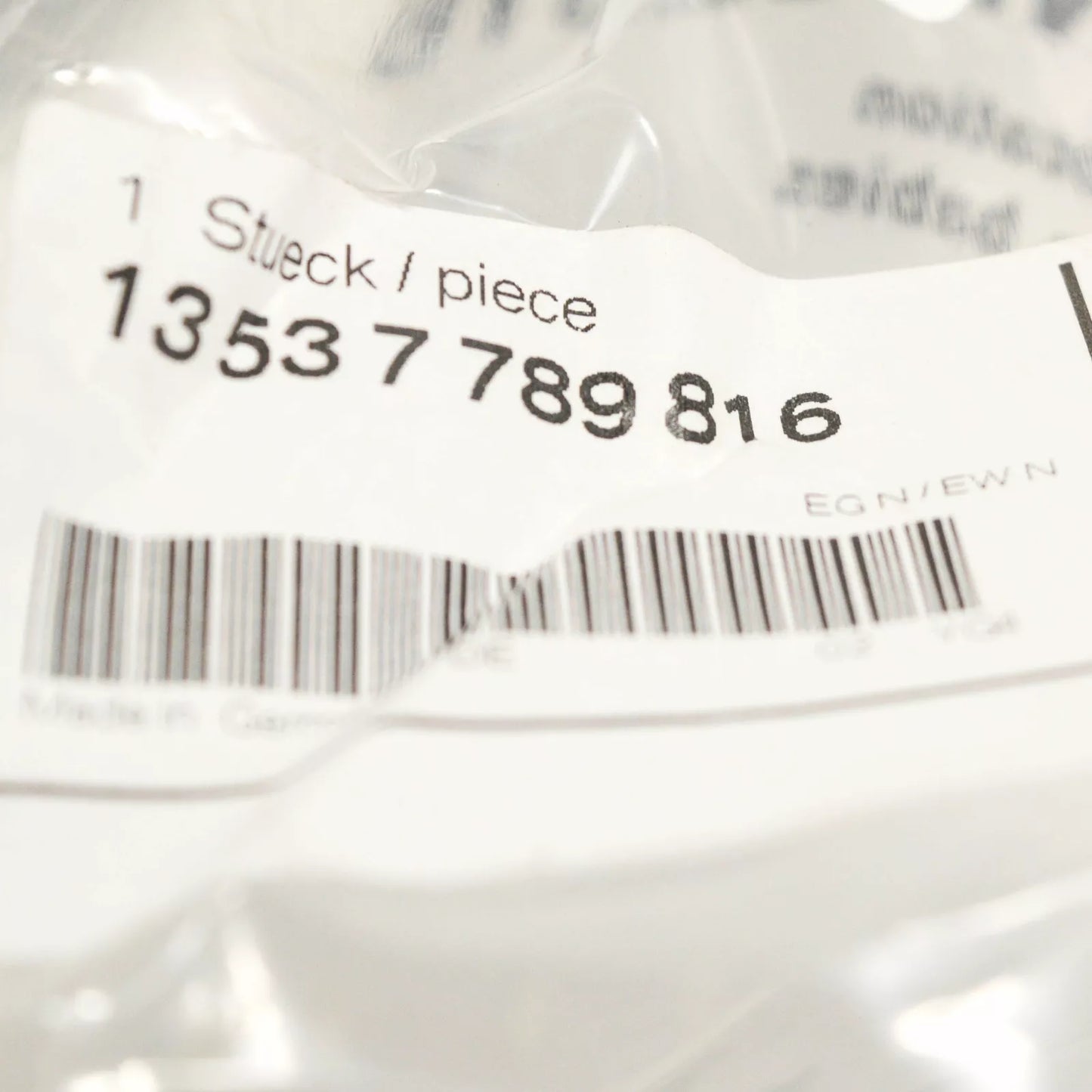 NEW BMW 3 E90 FUEL SUPPLY RETURN LINE 13537789816 7789816 ORIGINAL