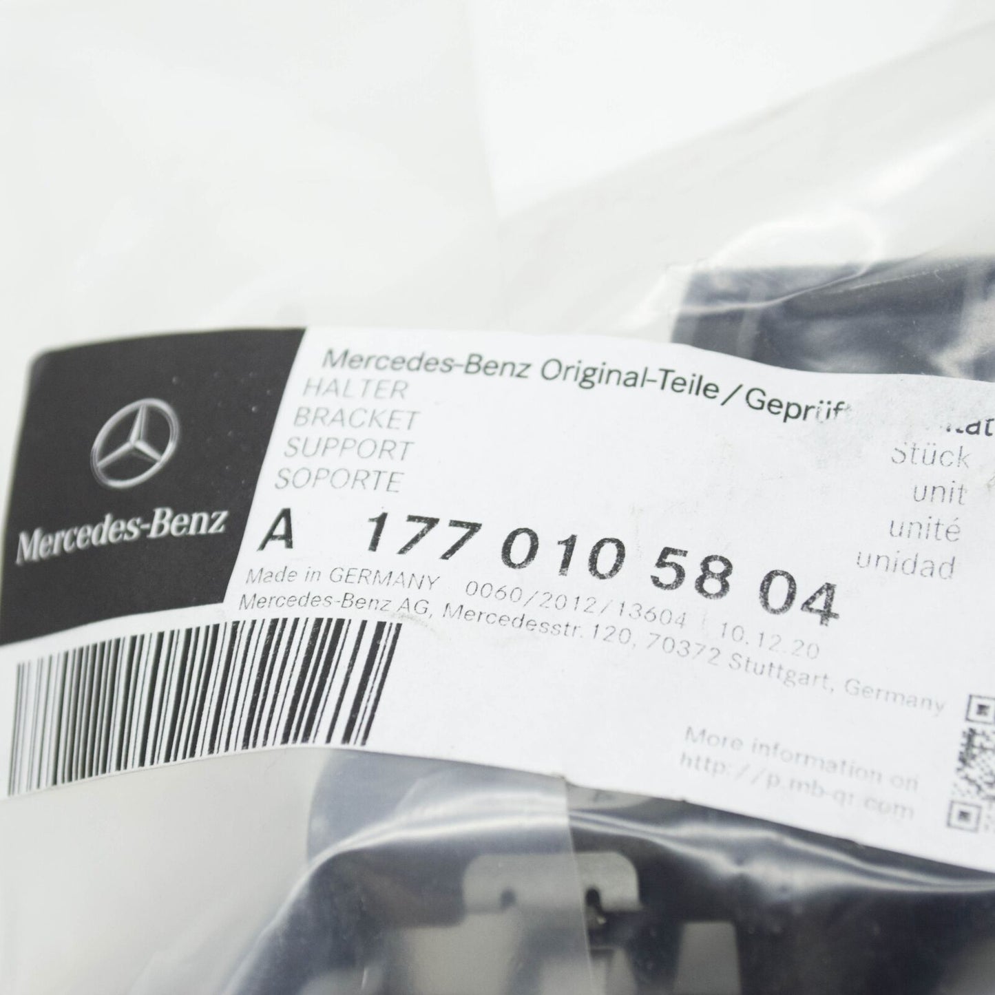 NEW MERCEDES-BENZ A W177 PURGE VALVE LINE BRACKET A1770105804 ORIGINAL