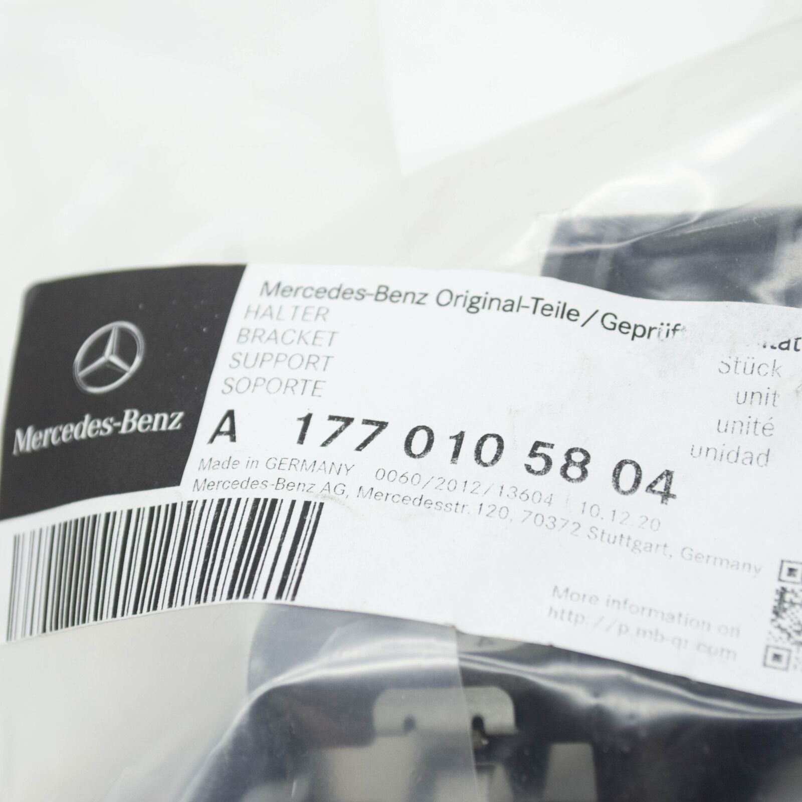 NEW MERCEDES-BENZ A W177 PURGE VALVE LINE BRACKET A1770105804 ORIGINAL