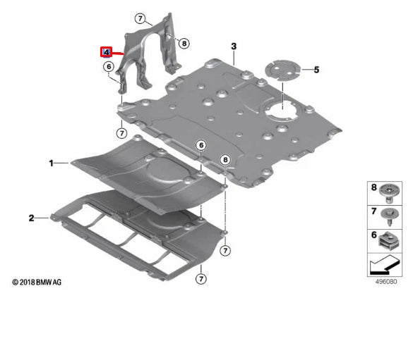 NEW BMW X3 G01 FRONT RIGHT STEERING COVER 51757394808 ORIGINAL