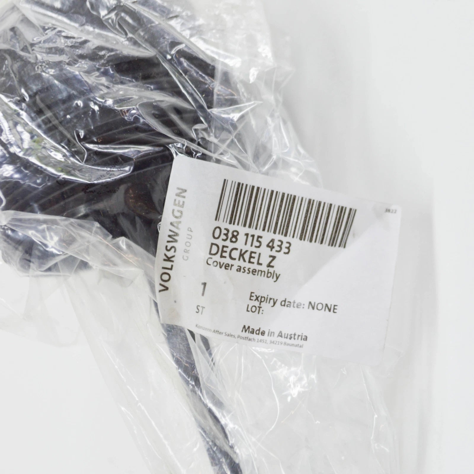 NEW AUDI A3 8L OIL FILTER COVER CAP 038115433 ORIGINAL