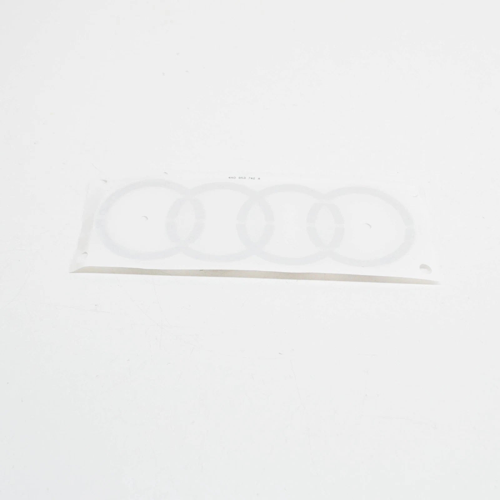 NEW AUDI Q5 8R REAR TRUNK RINGS EMBLEM BADGE 4H0853742A2ZZ ORIGINAL