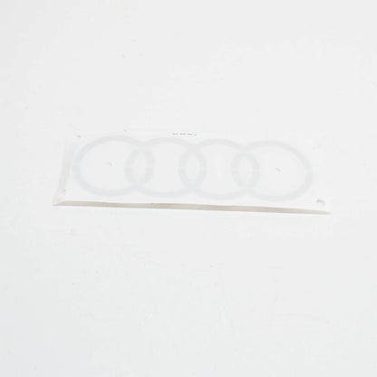 NEW AUDI Q5 8R REAR TRUNK RINGS EMBLEM BADGE 4H0853742A2ZZ ORIGINAL