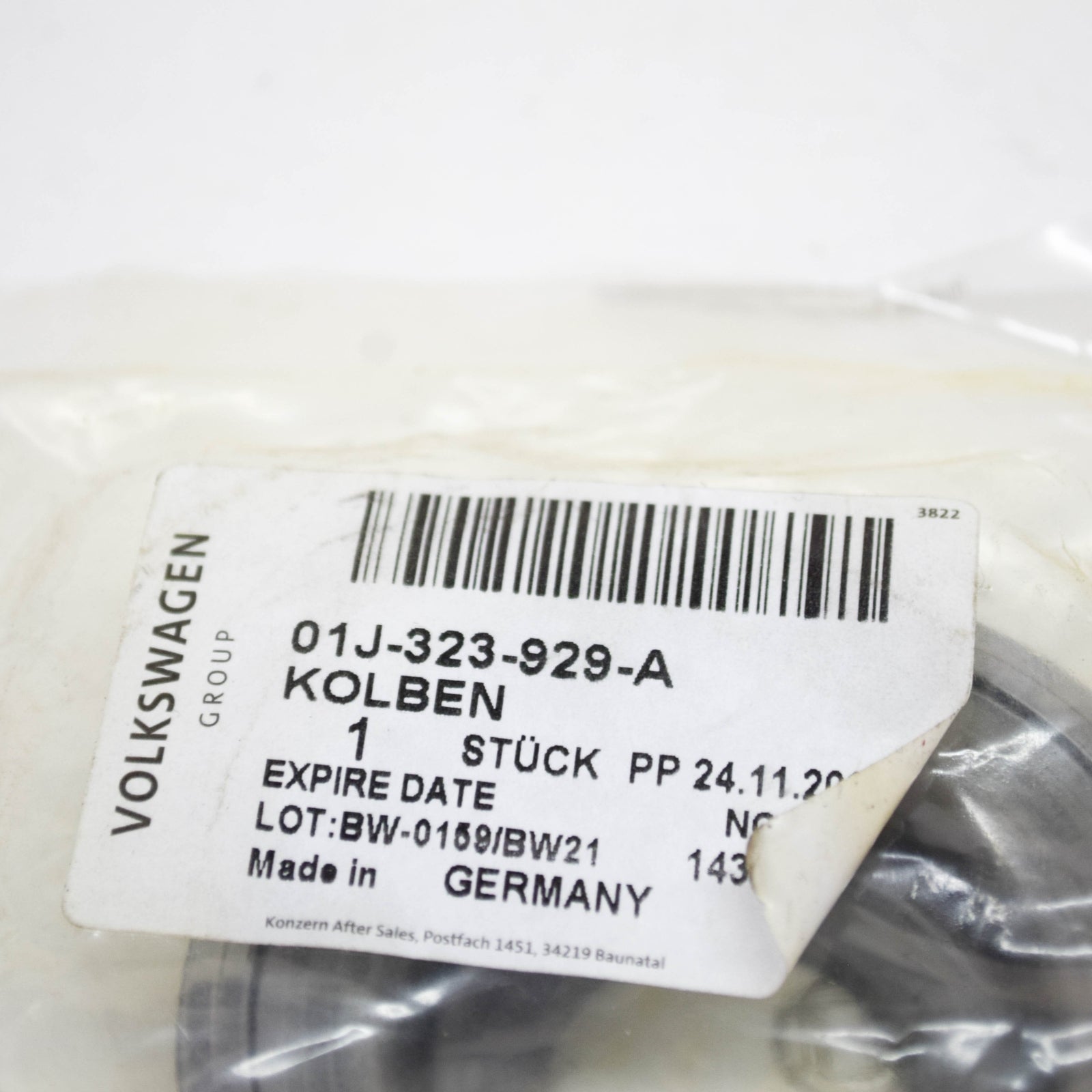 NEW AUDI A4 AVANT B8 TRANSMISSION PISTON RING 01J323929A ORIGINAL