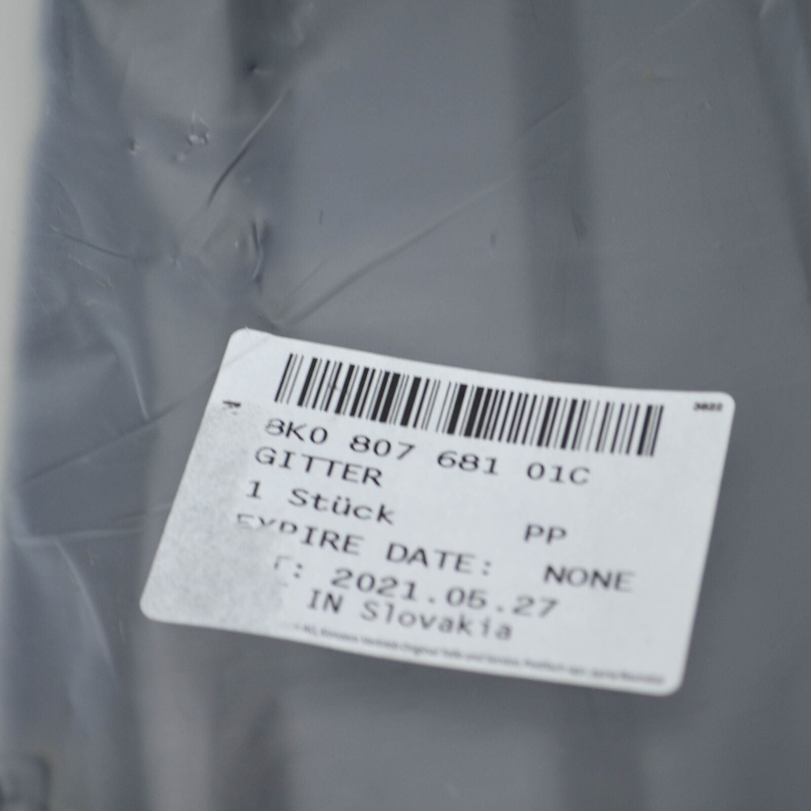 NEW AUDI A4 B8 FRONT BUMPER LEFT VENT GRILLE 8K080768101C ORIGINAL