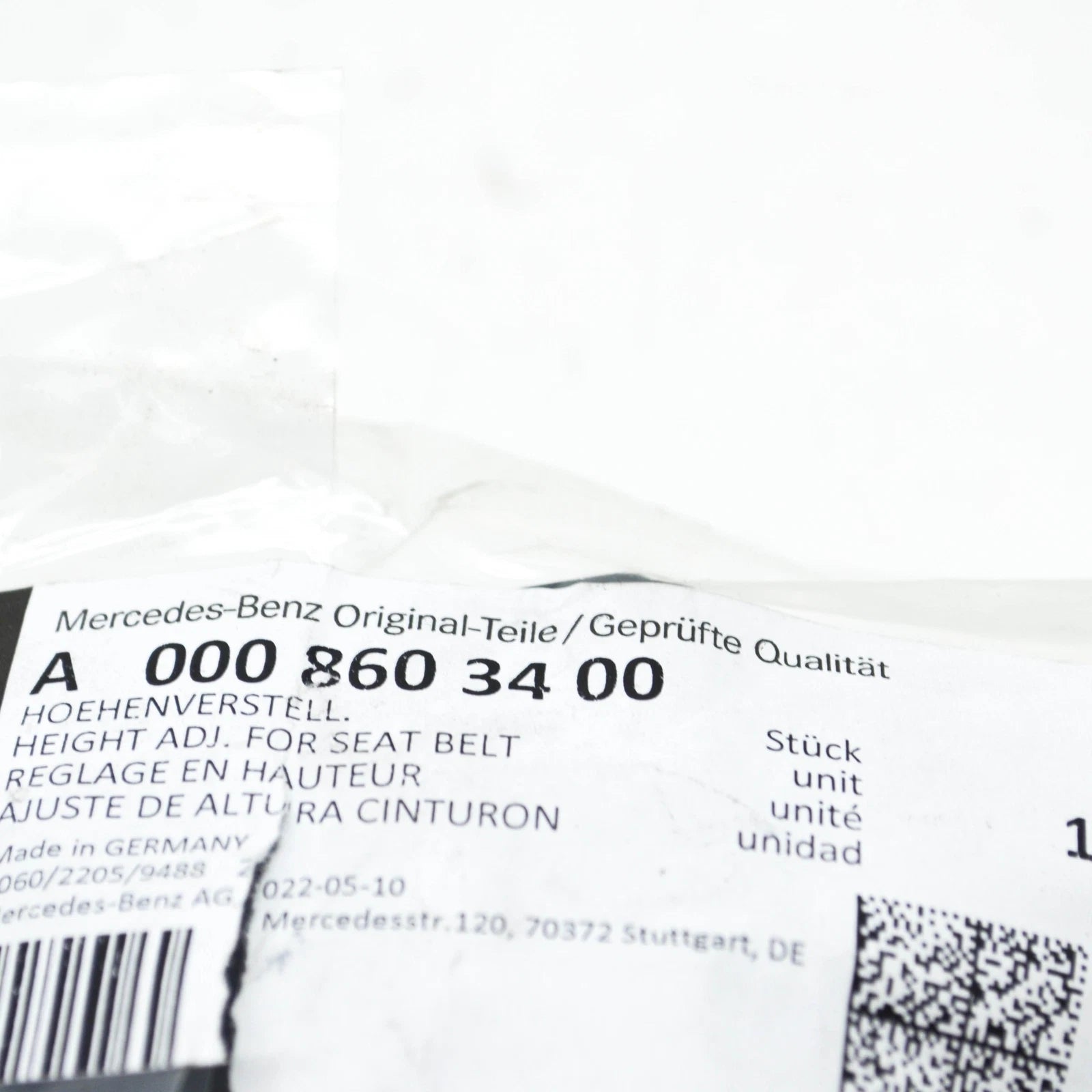 NEW MERCEDES-BENZ GLE W167 FRONT SEAT BELT HEIGHT ADJUSTER A0008603400