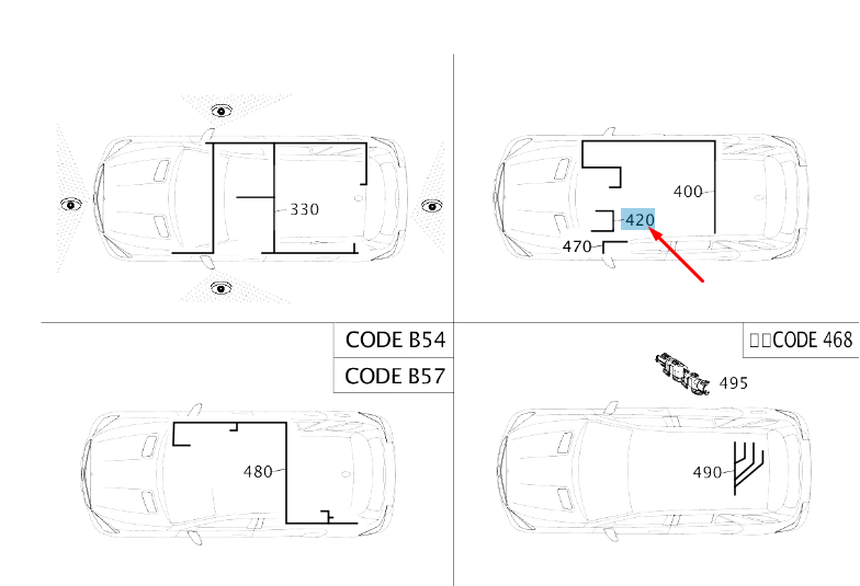 new mb ml w166 comand to navibox connecting wiring harness a1664407837 original