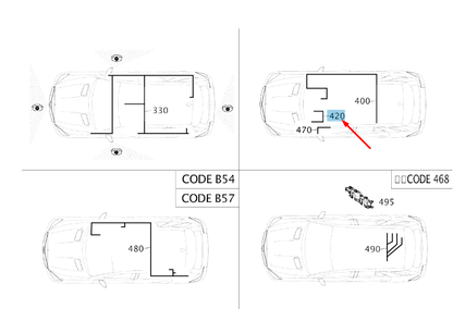 new mb ml w166 comand to navibox connecting wiring harness a1664407837 original