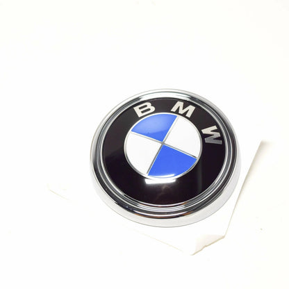 NEW BMW X5 E70 REAR TRUNK BOOT LID CHROME EMBLEM BADGE 51147157696 ORIGINAL