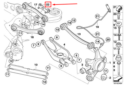 new bmw 3 e90 rear abs bracket 2283017 34522283017 original