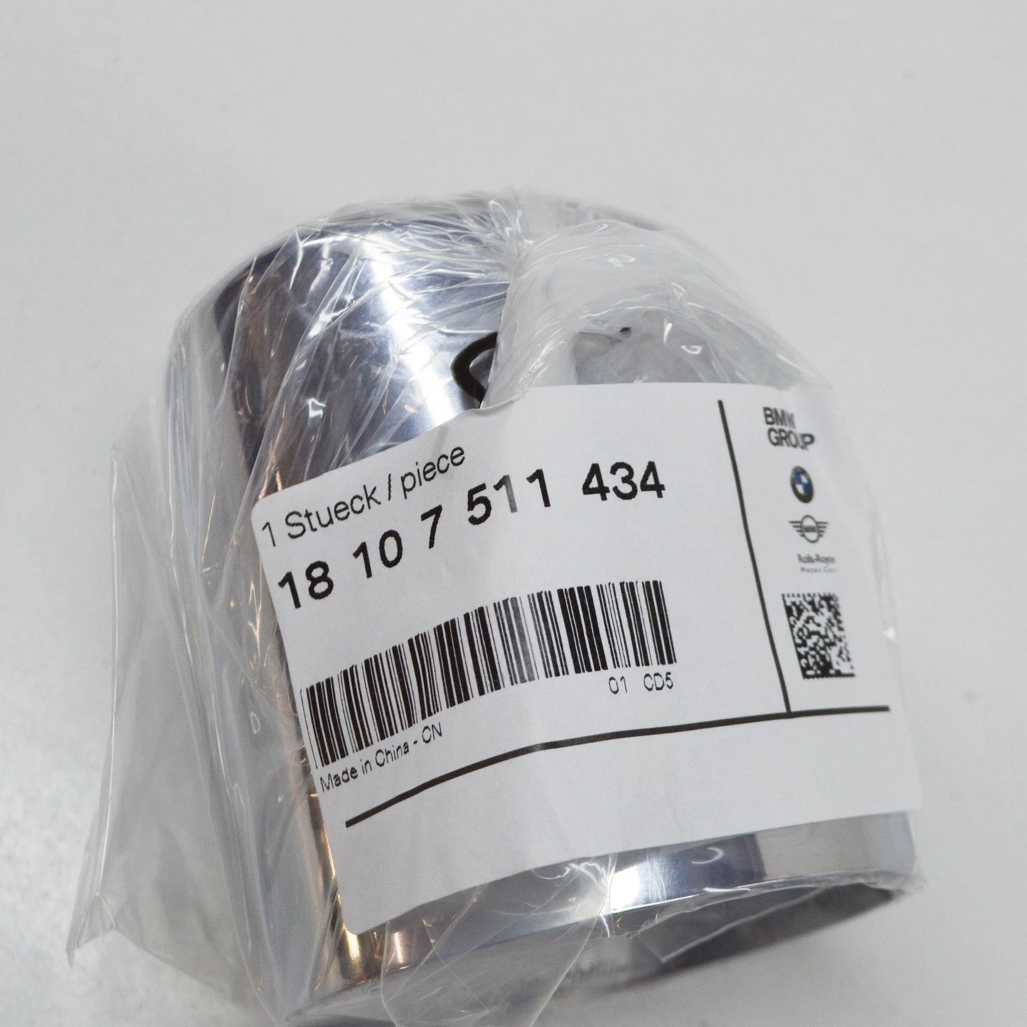 NEW BMW 3 E46 EXHAUST TAILPIPE TRIM CHROME RIGHT 18107511434 2.5 PETROL ORIGINAL