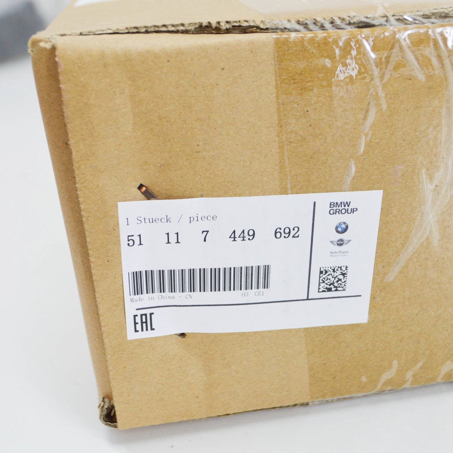 NEW BMW X5 G05 FRONT RIGHT FOG LIGHT TRIM 7449692 51117449692 ORIGINAL