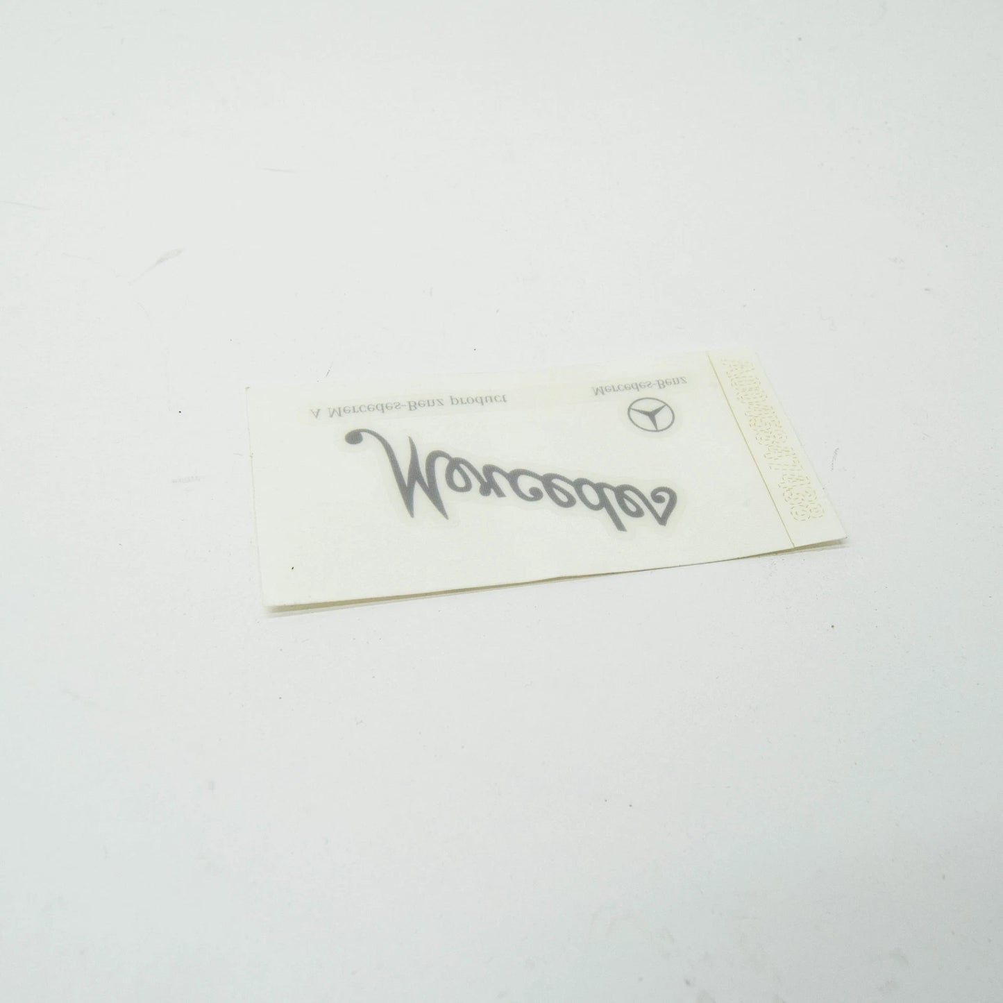 NEW MERCEDES-BENZ E W211 B-PILLAR NEAR MODEL PLATE STICKER A0045847438 ORIGINAL