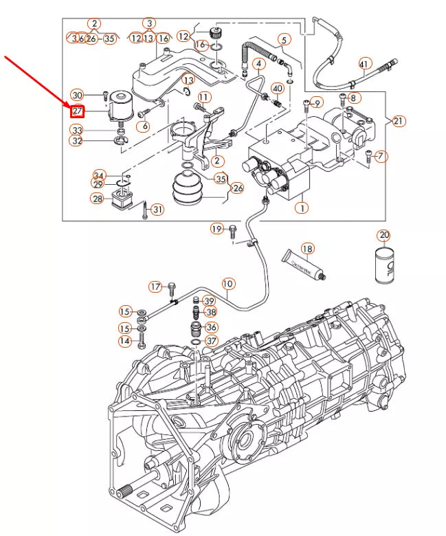 NEW AUDI R8 42 HYDRAULIC PUMP ELECTRIC MOTOR 086959755 ORIGINAL
