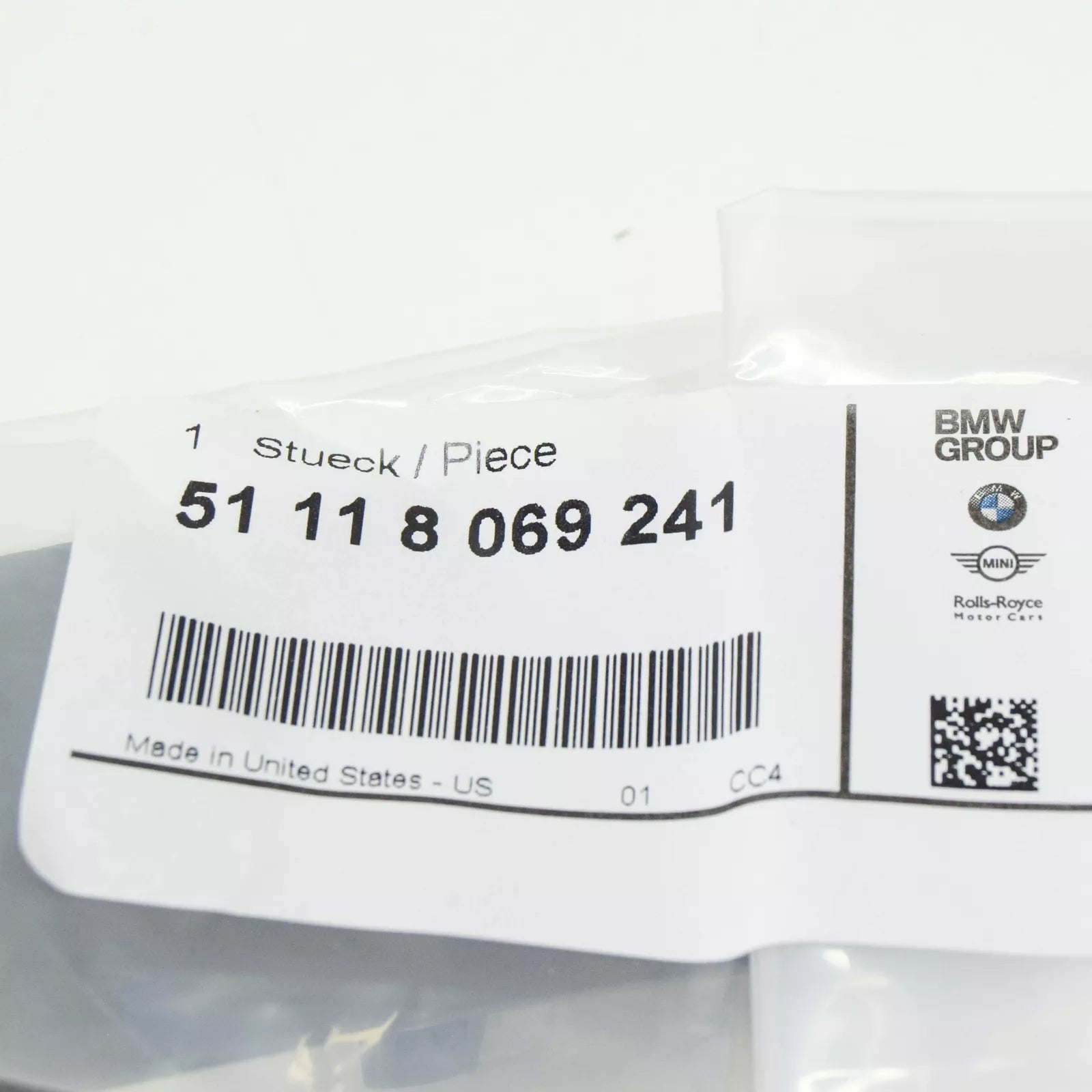 NEW BMW X5 G05 FRONT LEFT PMA SENSOR MOUNTING 51118069241 8069241 ORIGINAL