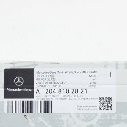 NEW MERCEDES-BENZ GLK X204 FRONT RIGHT DOOR MIRROR GLASS A2048102821