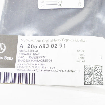 NEW MERCEDES-BENZ C W205 STORAGE COMPARTMENT TRAY A2056830291 ORIGINAL