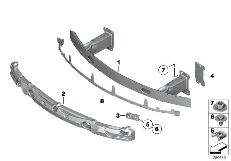 new bmw z4 e89 front bumper foam 51117192155 7192155 original