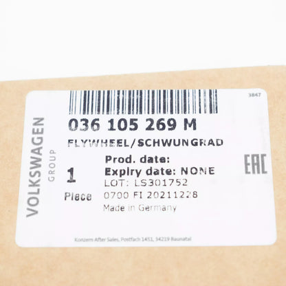 NEW VOLKSWAGEN JETTA A6 FLYWHEEL 036105269M ORIGINAL