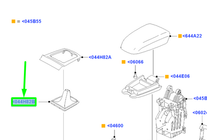 new ford focus mk2 control selector lever cover 1342945 original