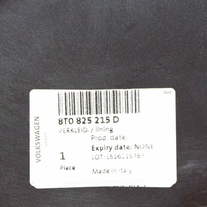 NEW AUDI A5 RS5 REAR LEFT UNDERBODY PANEL 8T0825215D