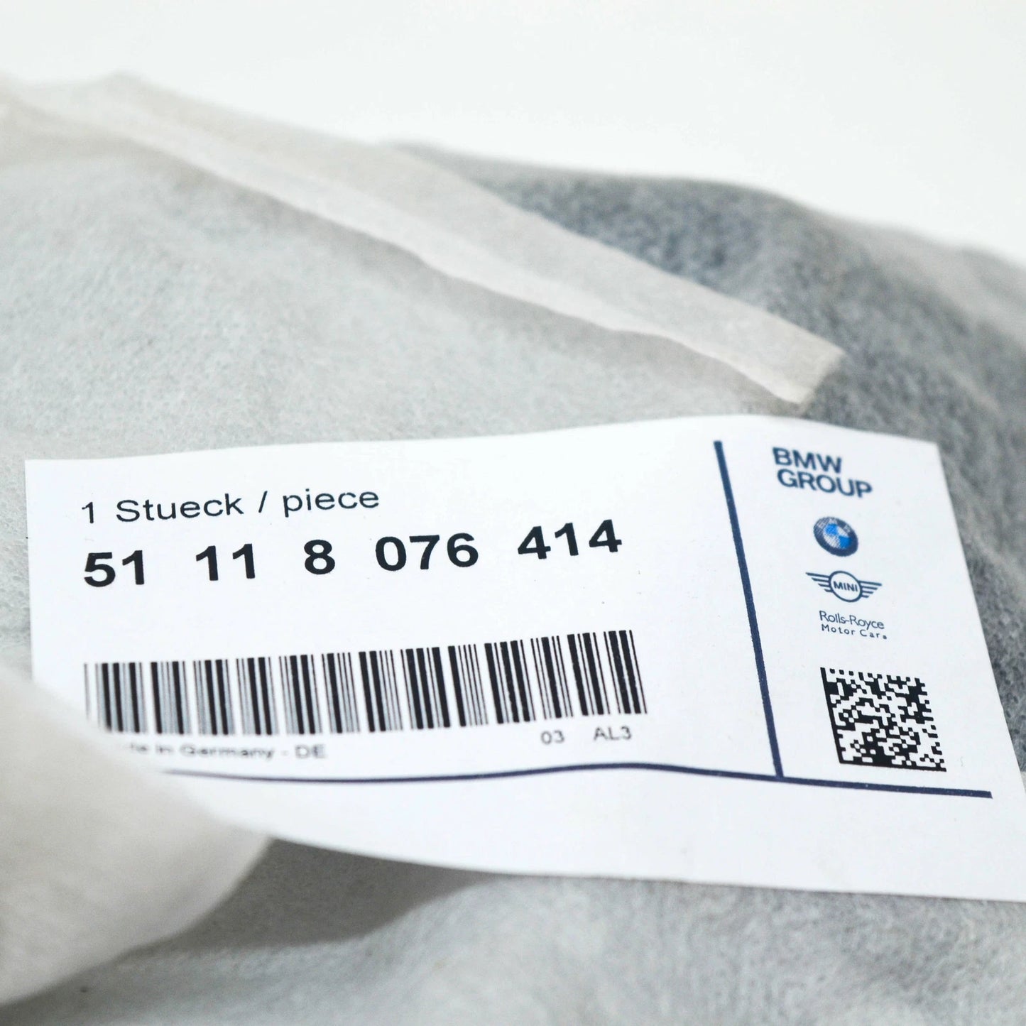 NEW BMW 7 G11 G12 M FRONT RIGHT BRAKE COOLING AIR DUCT TRIM 31336775582 ORIGINAL