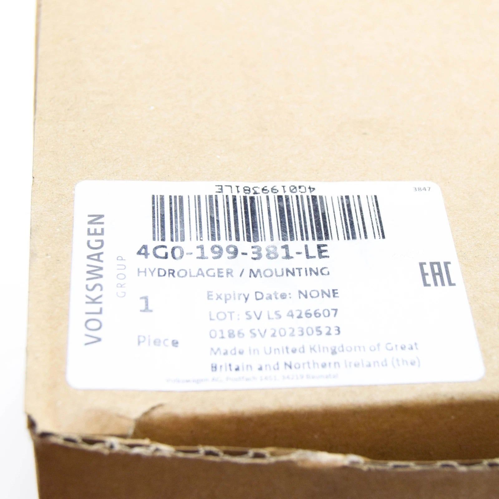 NEW AUDI A6 AVANT C7 LEFT ENGINE HYDRO-MOUNTING 4G0199381LE ORIGINAL