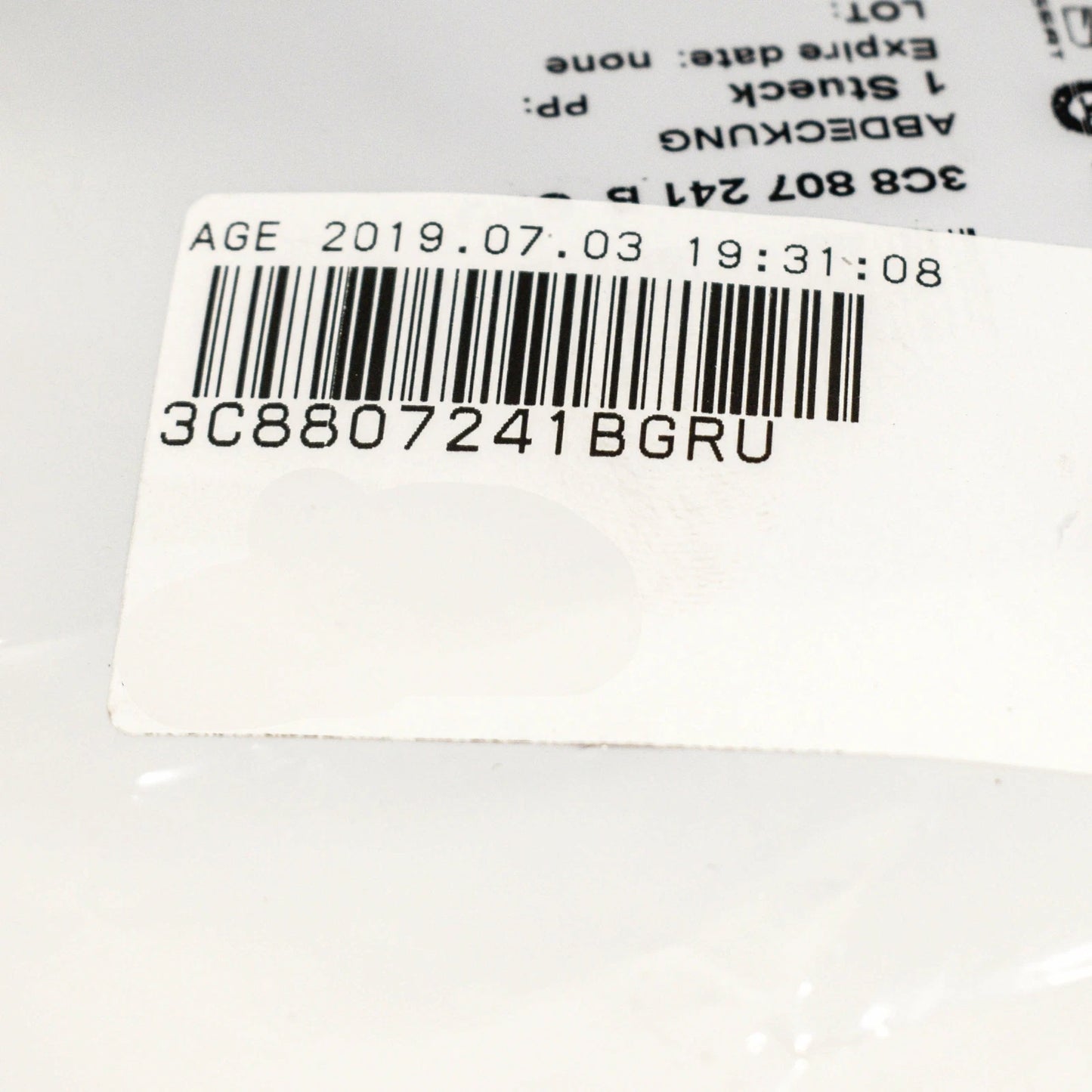 NEW VW PASSAT CC A6 FRONT BUMPER TOW HOOK EYE COVER 3C8807241BGRU 2011