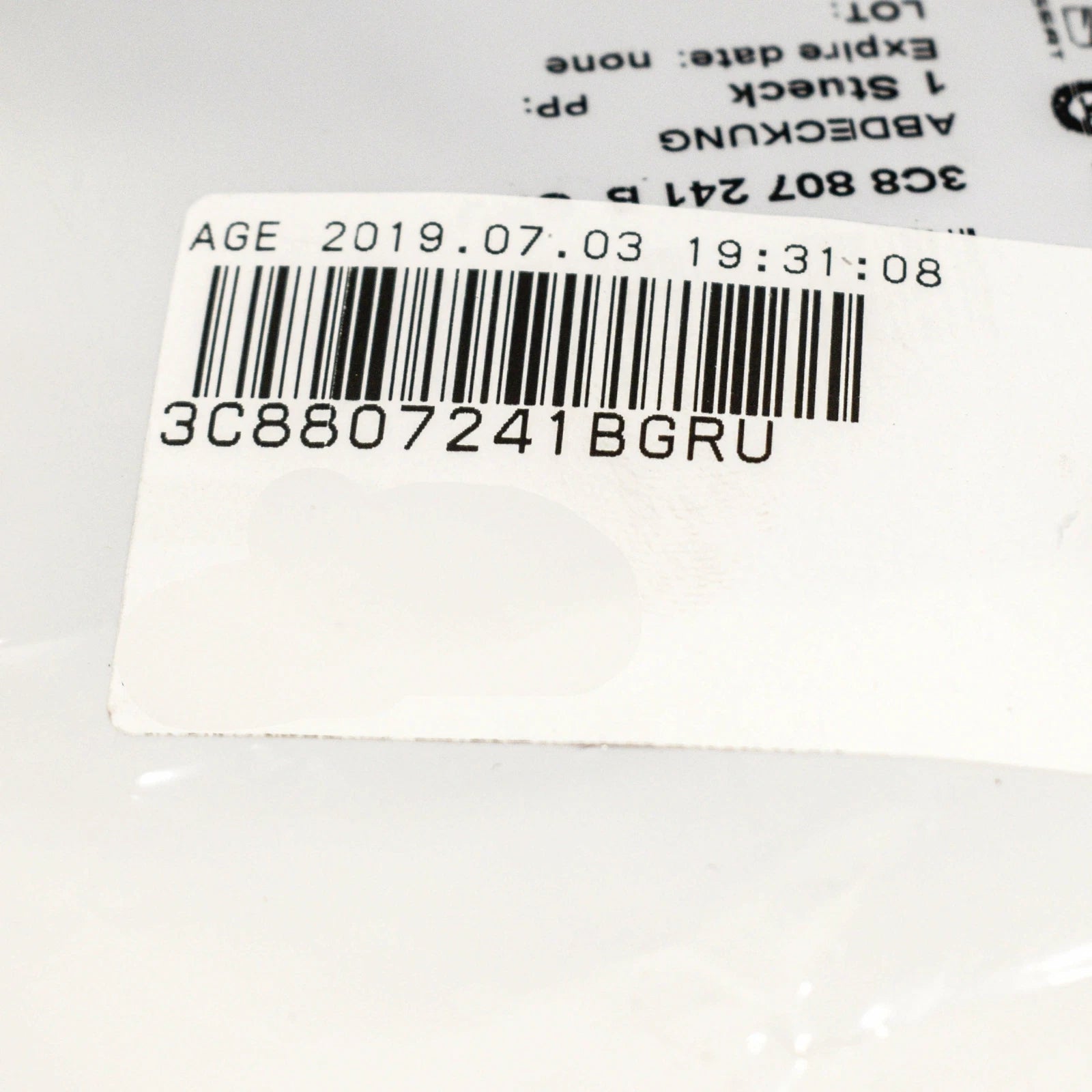 NEW VW PASSAT CC A6 FRONT BUMPER TOW HOOK EYE COVER 3C8807241BGRU 2011