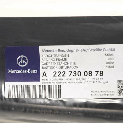 NEW MERCEDES-BENZ S-CLASS W222 REAR RIGHT DOOR SEAL FRAME A2227300878 ORIGINAL