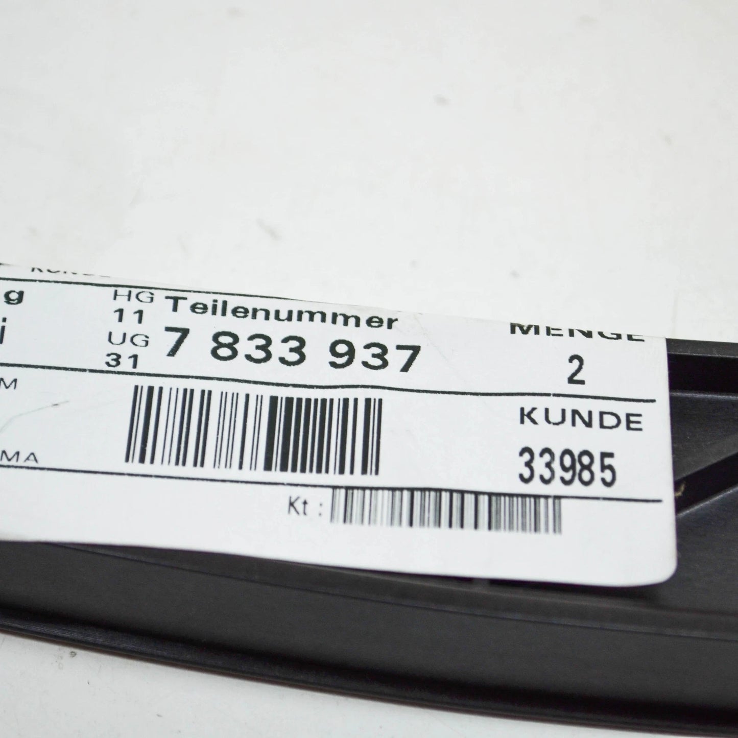 NEW BMW M5 E60 TIMING GEAR GUIDE RAIL 11317833937 7833937 ORIGINAL