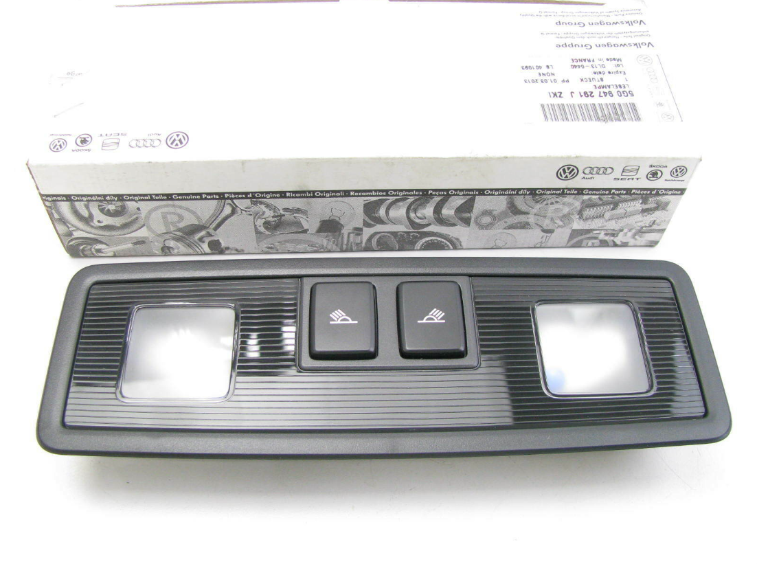 NEW VW GOLF VII 5G MK7 INTERIOR MAP READING DOME LAMP 5G0947291JZKI ORIGINAL