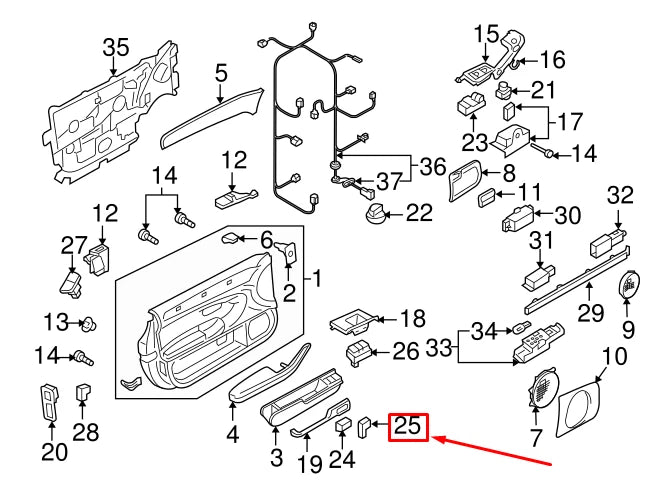 NEW AUDI A8 D3 4E FRONT FUEL DOOR RELEASE SWITCH 4E0959769A5PR