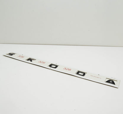 new skoda karoq nu rear tailgate lettering 565853687g041 original