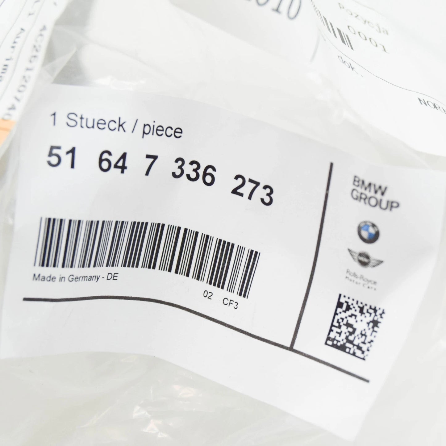 NEW BMW I8 I12 REAR LEFT DEFORMATION ELEMENT 51647336273 ORIGINAL