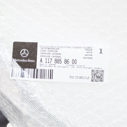 NEW MERCEDES-BENZ CLA C117 AMG FRONT BUMPER LEFT SPOILER A1178858600 ORIGINAL