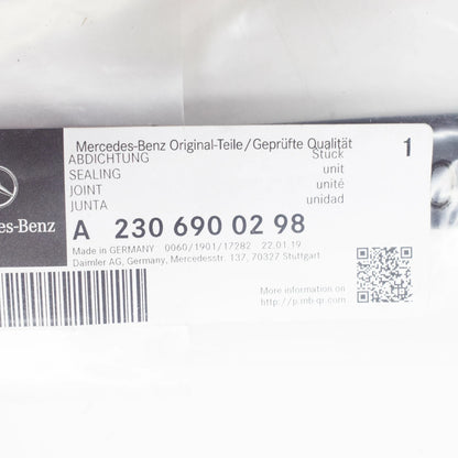NEW MERCEDES-BENZ SL R230 RIGHT SIDE SILL SEAL A2306900298 ORIGINAL
