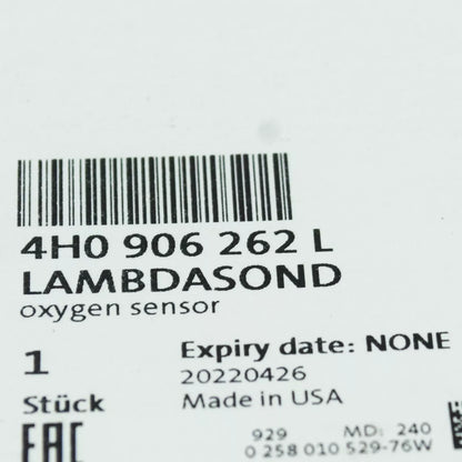 NEW AUDI A6 C7 REAR LAMBDA OXYGEN SENSOR CYLINDER 1-4 4H0906262L ORIGINAL