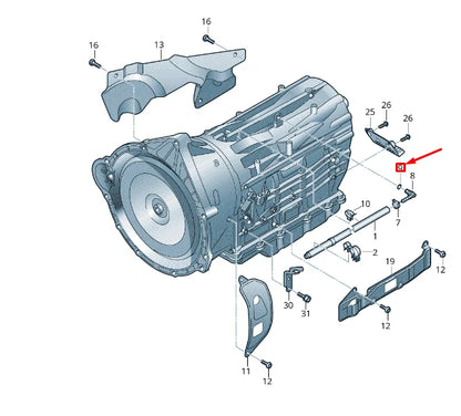 NEW VW TOUAREG 7P MK2 GEAR HOUSING SEAL RING 09D301577