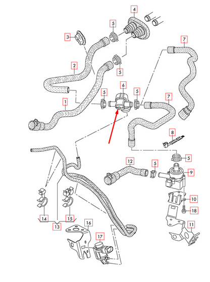 NEW AUDI Q5 8R HEATER CONTROL VALVE 1J0819809 2.0 PETROL ORIGINAL