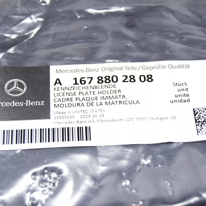 NEW MERCEDES-BENZ GLE W167 FRONT NUMBER HOLDER A1678802808 ORIGINAL